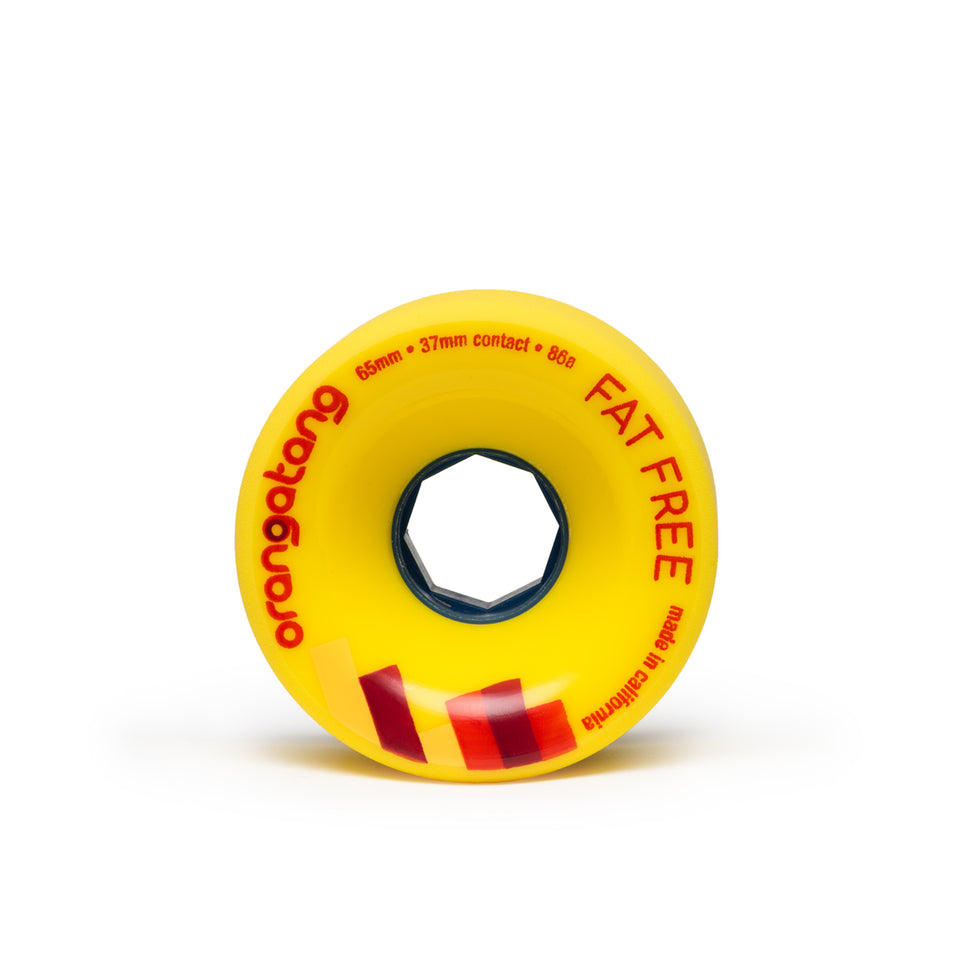 Orangatang Fat Free 65mm (86A) – Yellow