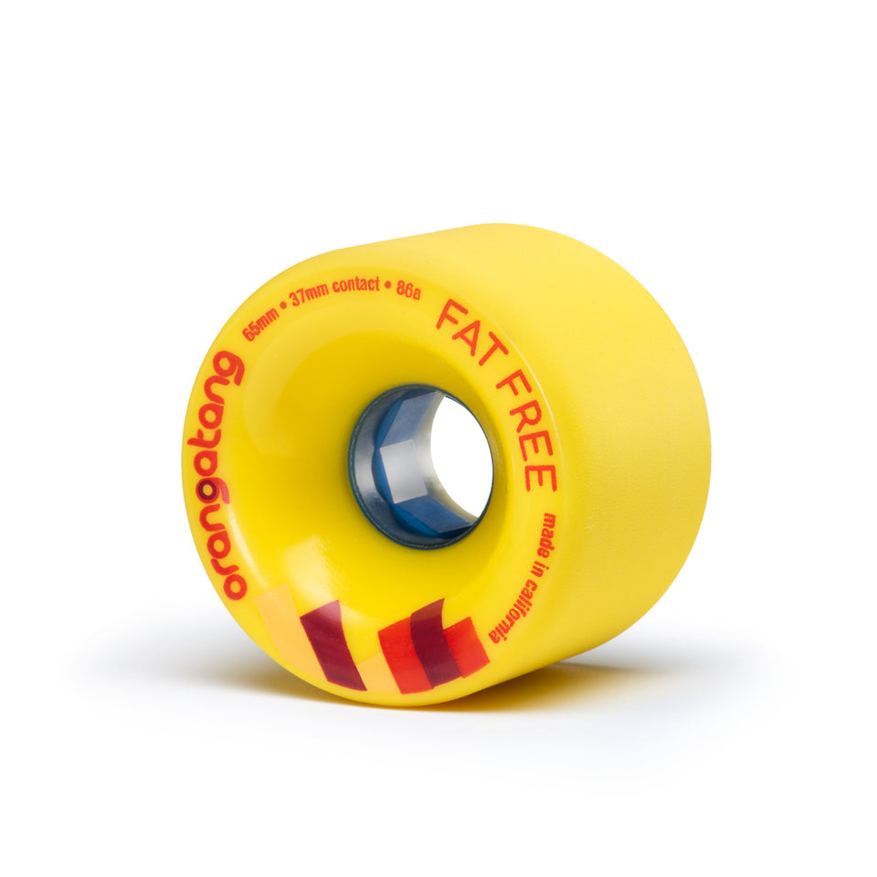 Orangatang Fat Free 65mm (86A) – Yellow