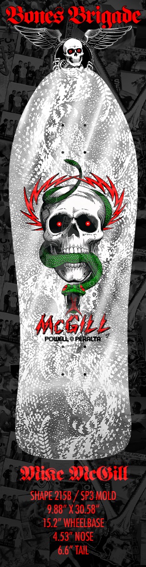 Powell Peralta Mike McGill 10" Deck – Bones Brigade Series 17 (Limited Edition)