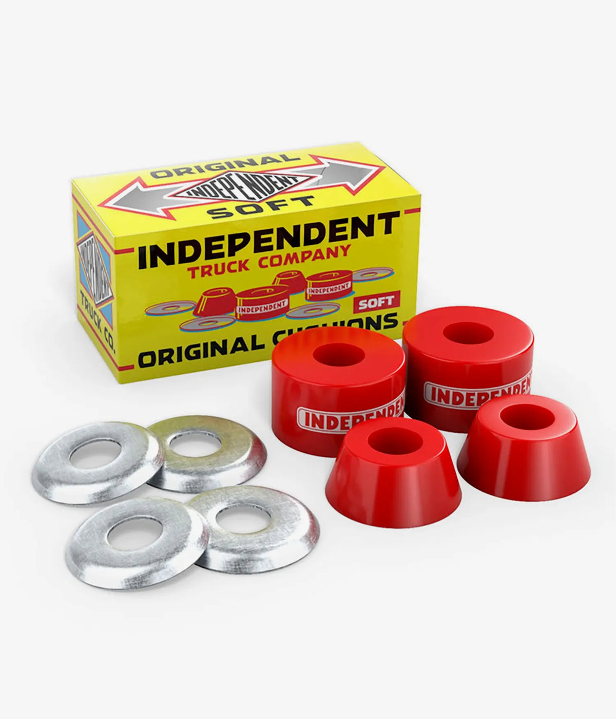 Independent Original Cushions Soft Lenkgummis (red) 90A – 4er Pack