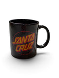 Santa Cruz Classic Dot Mug – Schwarz