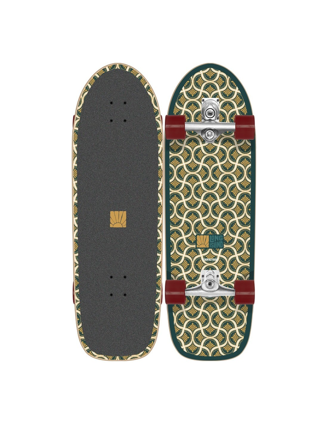 Long Island Mossel Surfskate Complete (33" x 10" x 17.5")