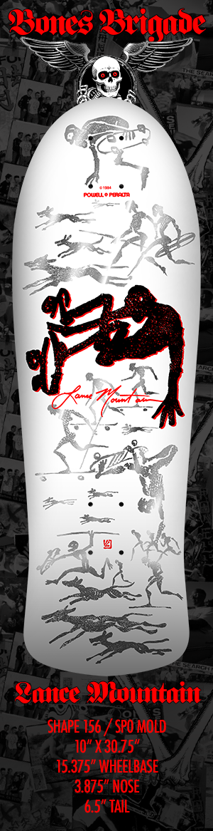 Powell Peralta Lance Mountain (Bones Brigade Series 17) 9.95" Deck