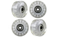 Blank Skateboard Wheels LED Clear 99a 54mm