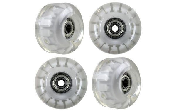Blank Skateboard Wheels LED Clear 99a 54mm