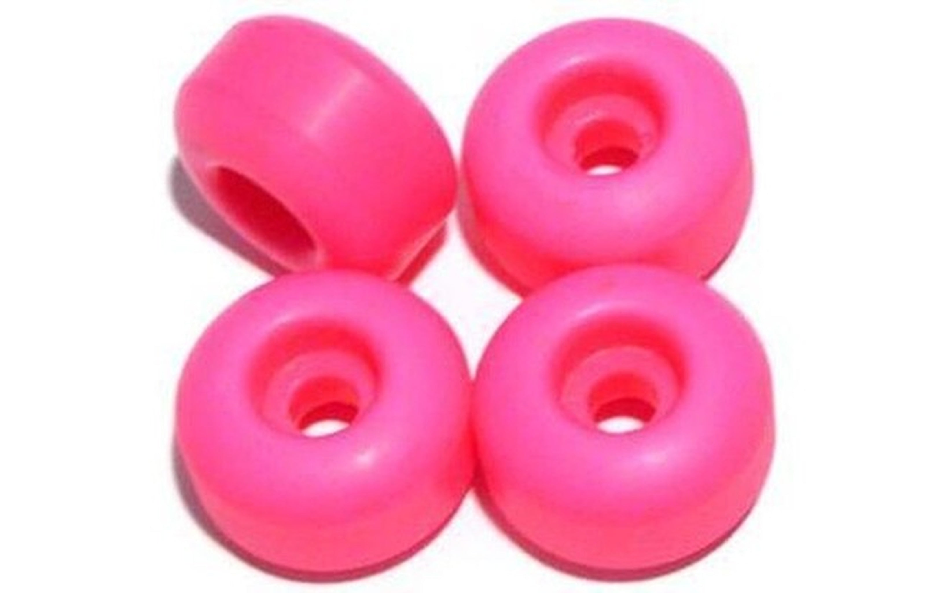 Blank Skateboard Wheels neon pink 99a 54mm