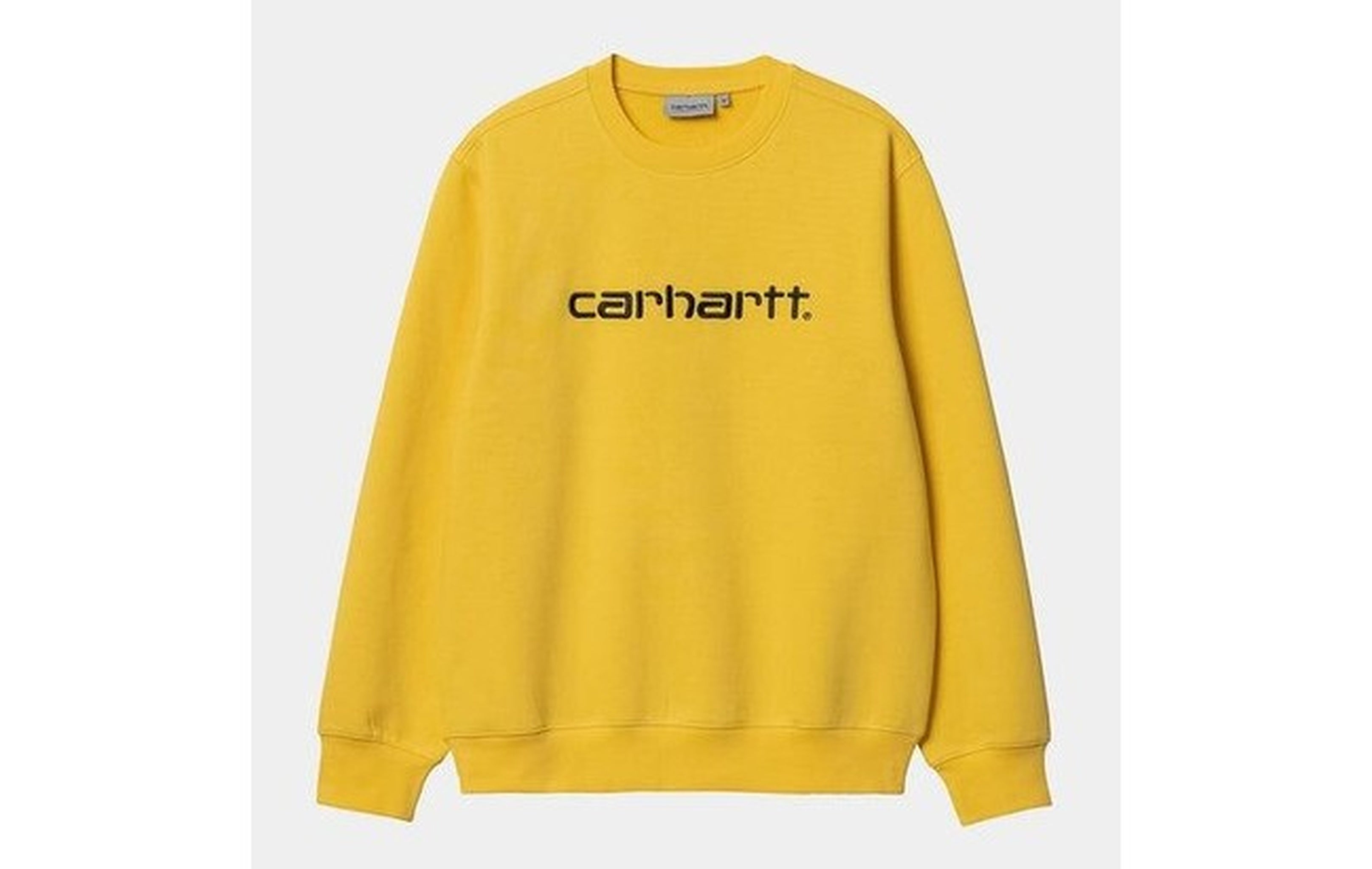 Carhartt WIP Crewneck Buttercup/Black - S