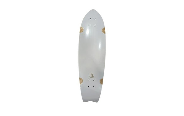 Premium Pure White 32 Surfskate Deck