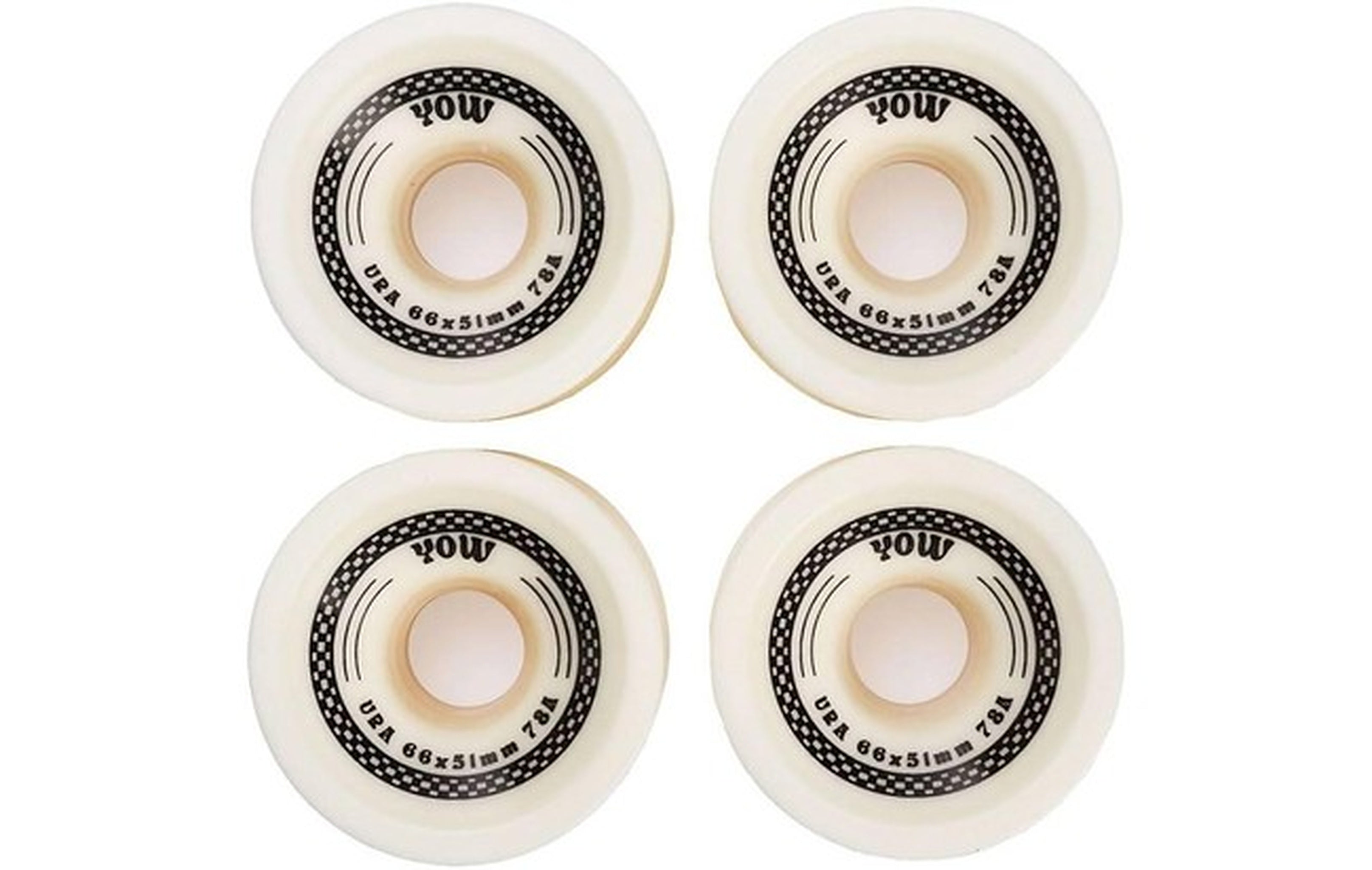 Ura Wheels 66mmx51mm Mayo shr 78a Yow Wheels Pack Set