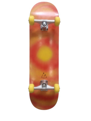 Premium Orange Sun 8.25 Skateboard Complete