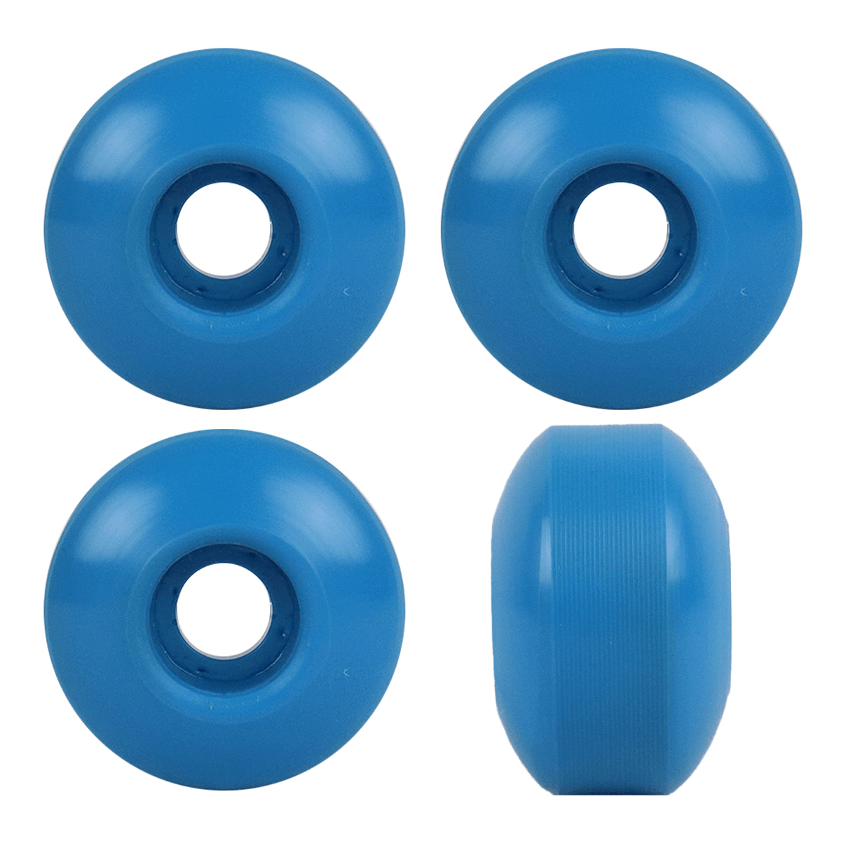 Wheels Premium Blank Skateboard Rollen - Blau 99A 54mm