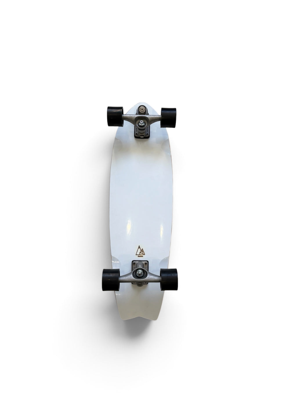 Premium Pure White V4 32" C7 Hollow - Premium Longboards (Surfskate Complete)