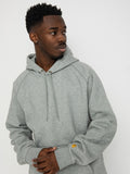 Carhartt WIP Hooded Madison Jacket – Grey Heather / Wax, Größe L