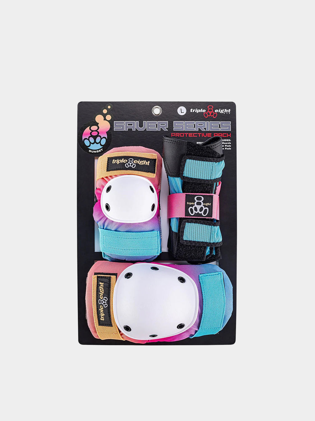 Triple Eight Saver Color Series 3-Pack (Sunset - XS)