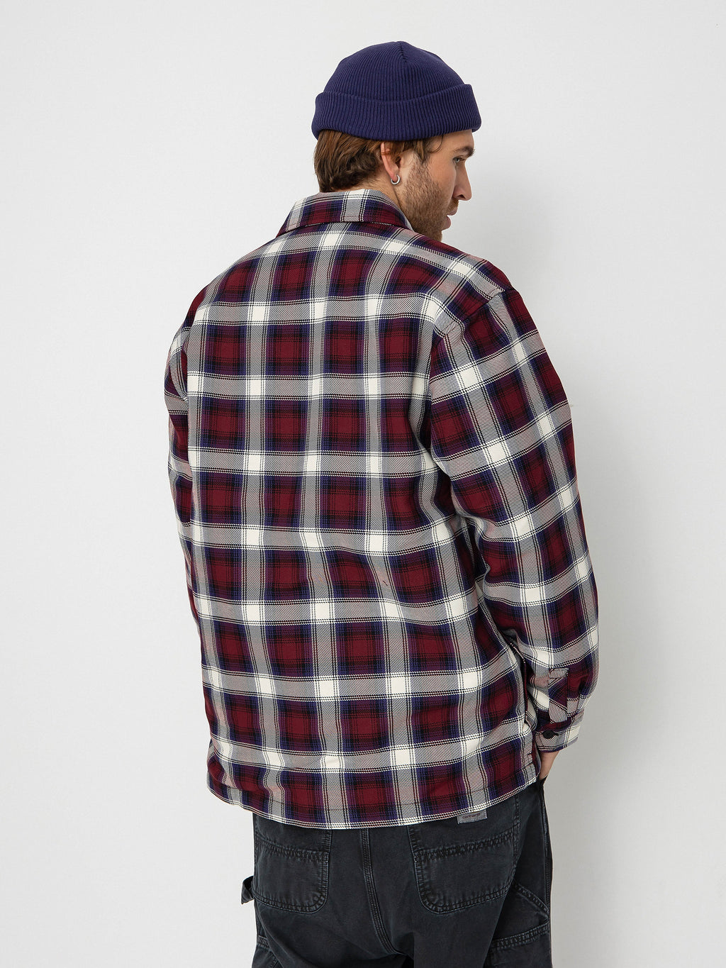 Carhartt WIP Monahan Shirt Jacket (Monahan Check / Malbec)