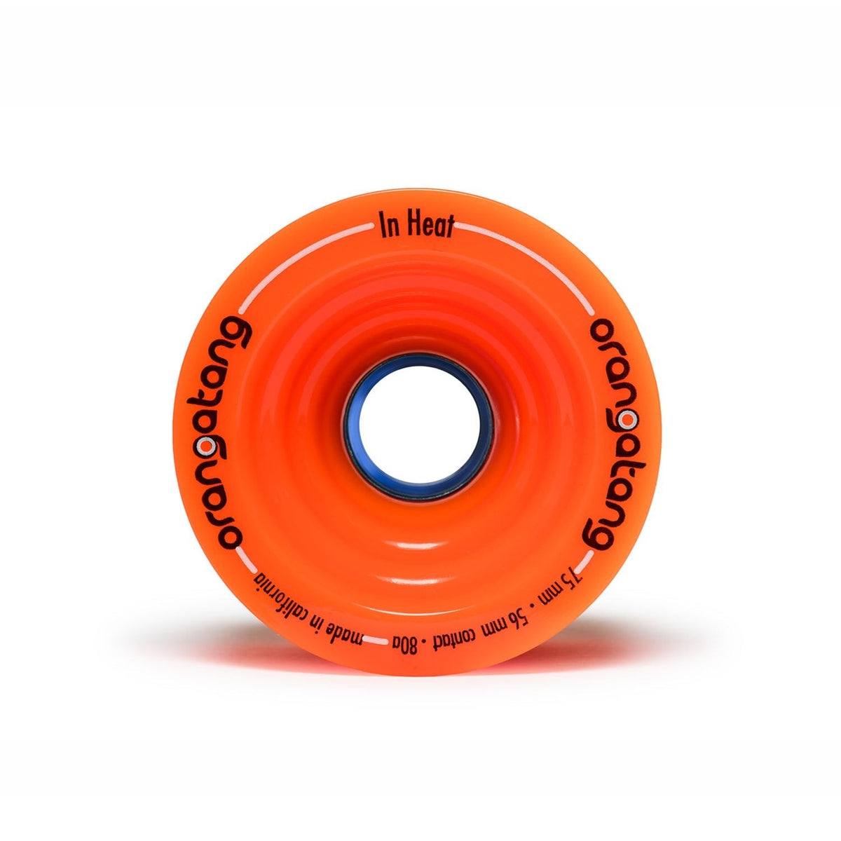 Orangatang In Heat 75mm 80A Orange Rollen (4er-Set)