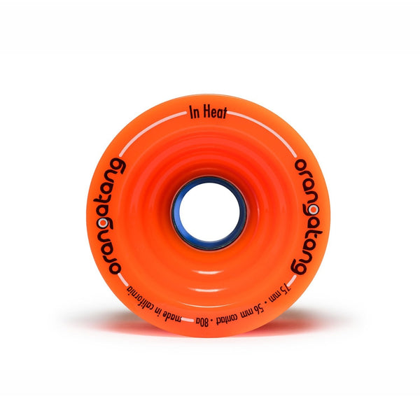 Orangatang In Heat 75mm 80A Orange Rollen (4er-Set)