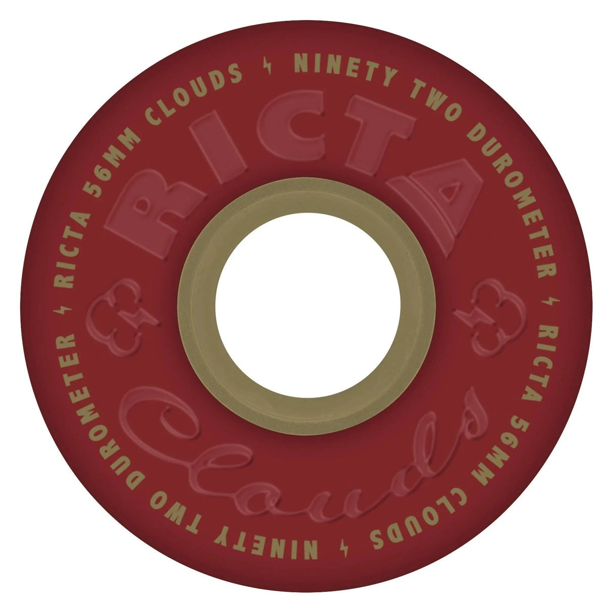 Ricta Clouds 92A Maroon-Gold 56mm