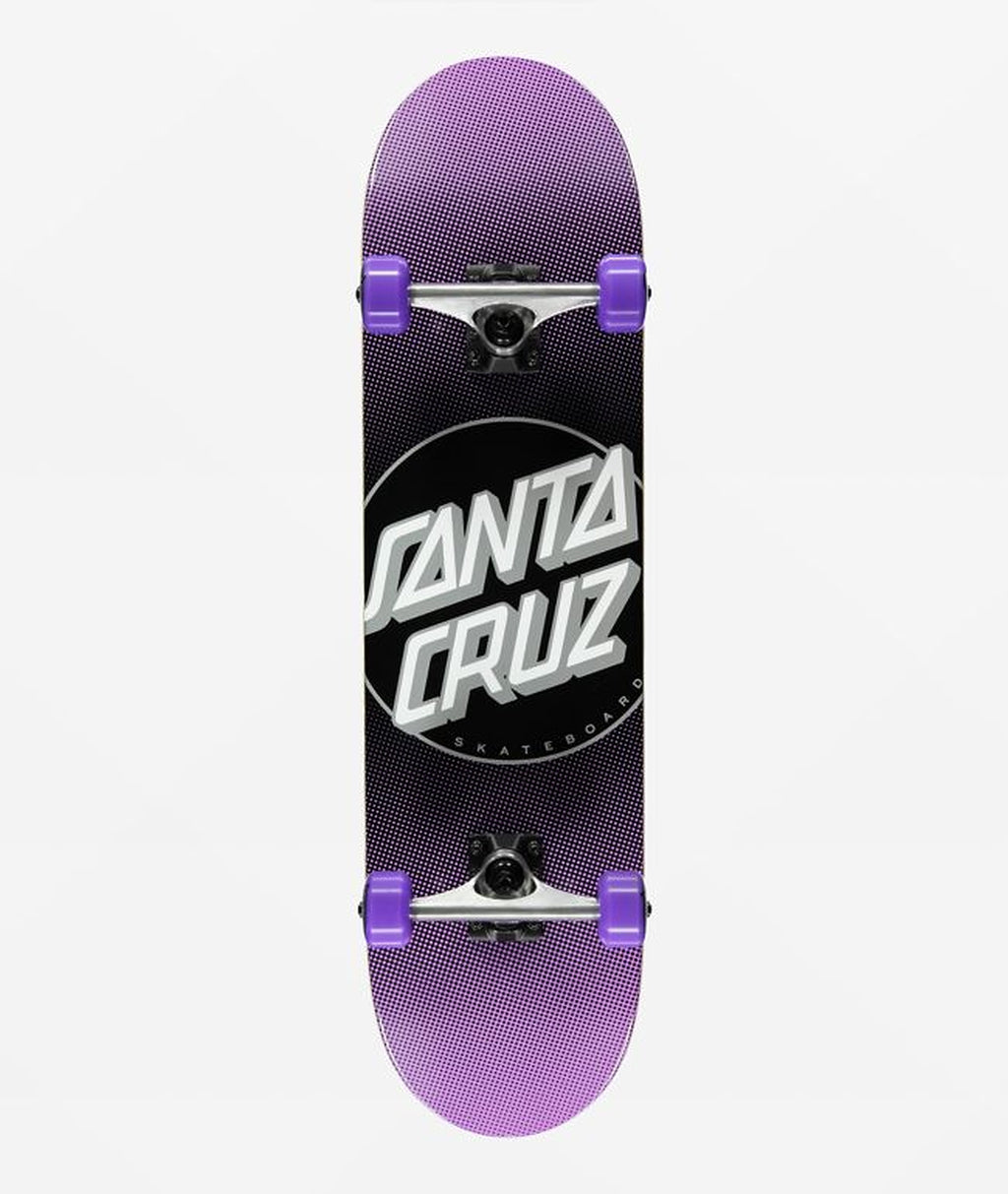 Santa Cruz Other Dot Gradient Full Purple/Black 8.0" Complete Skateboard