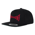 Independent Snapback Structured Cap – Schwarz / Dunkelrot