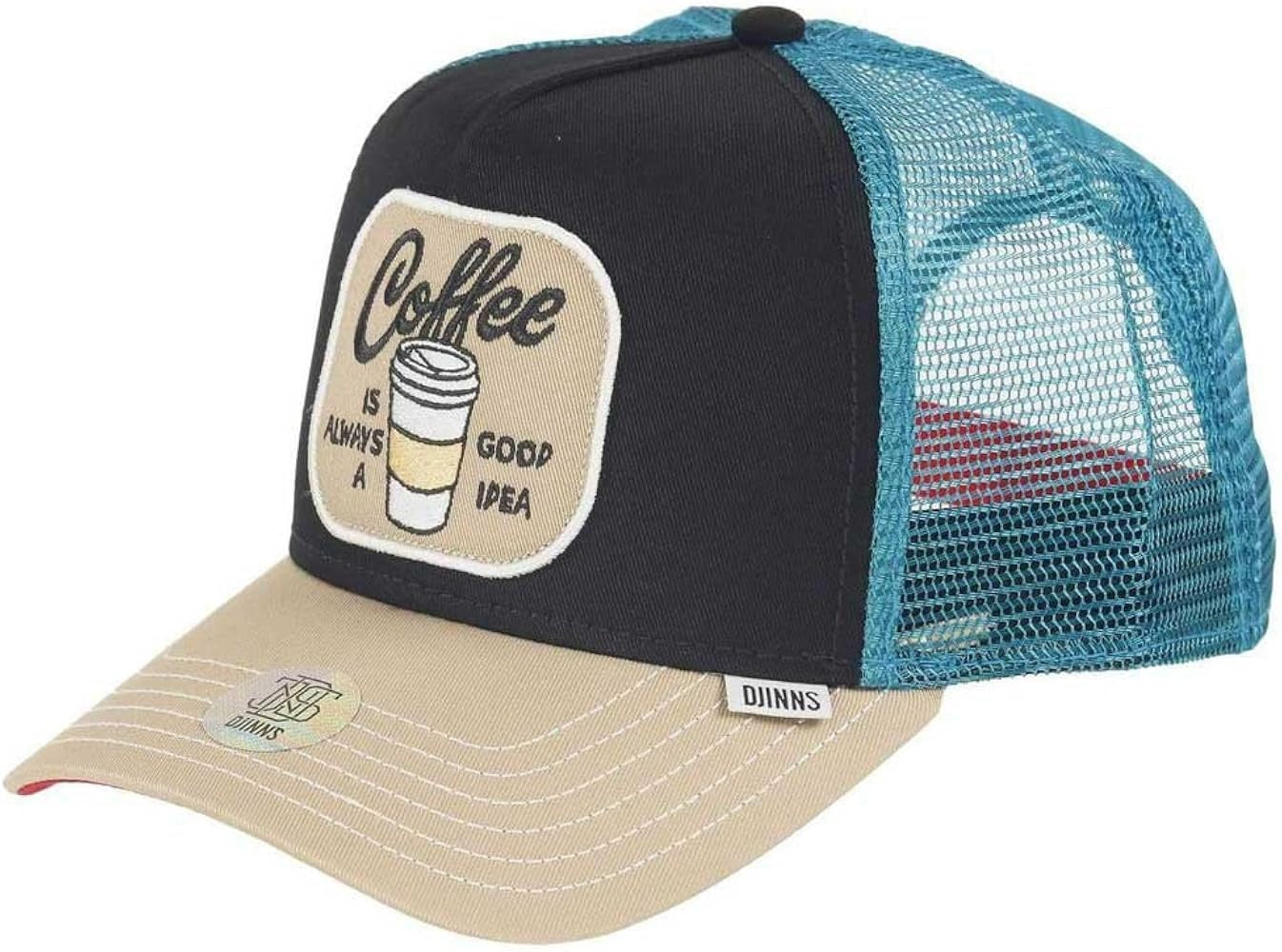 Djinns HFT Food Coffee Cap (Black/Turquoise)