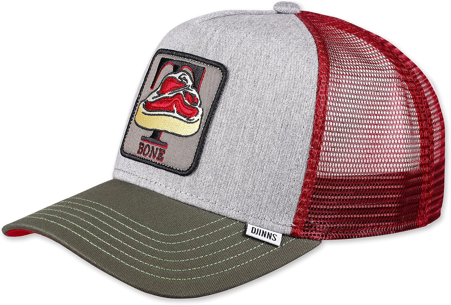 Djinns HFT Cap Food T-Bone Grey