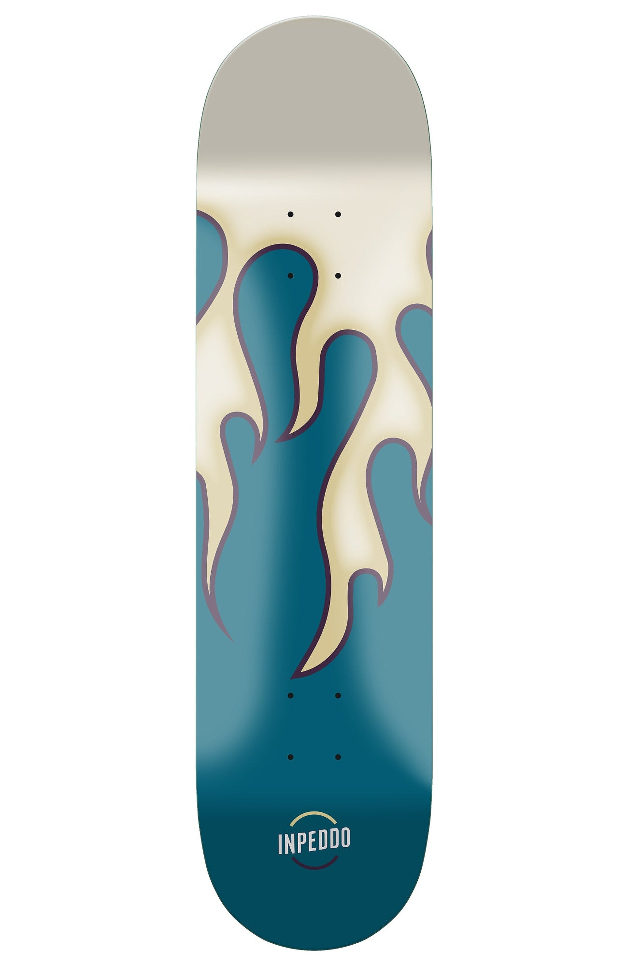 Inpeddo Flames Blue 8.25" Deck