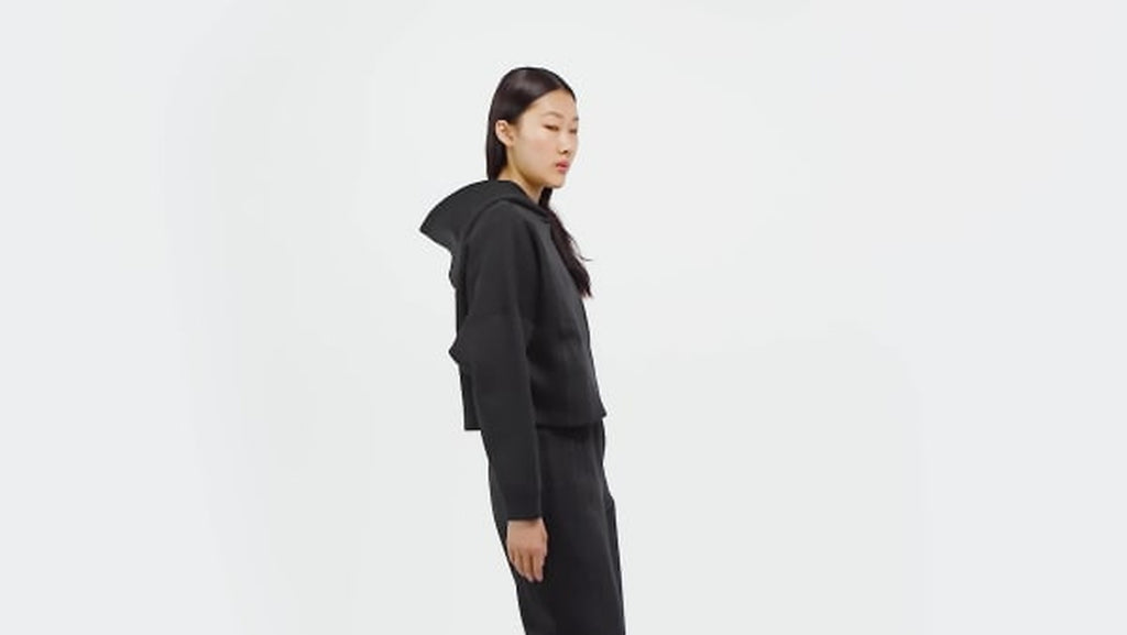 Adidas Off Placed 3‑Streifen Hoodie Schwarz (JX2701) - XS