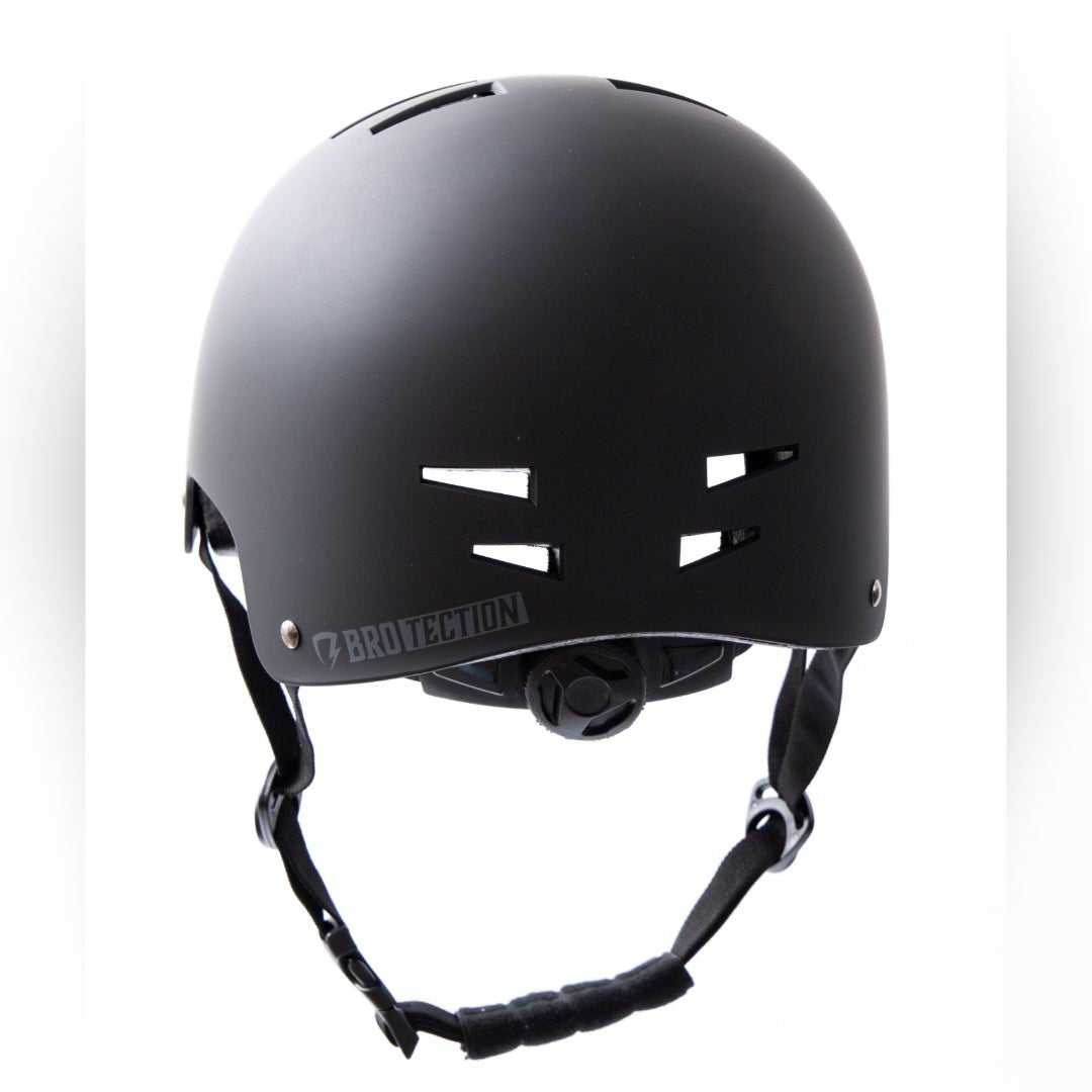 BroTection Skatehelm Schwarz S (48–53 cm)