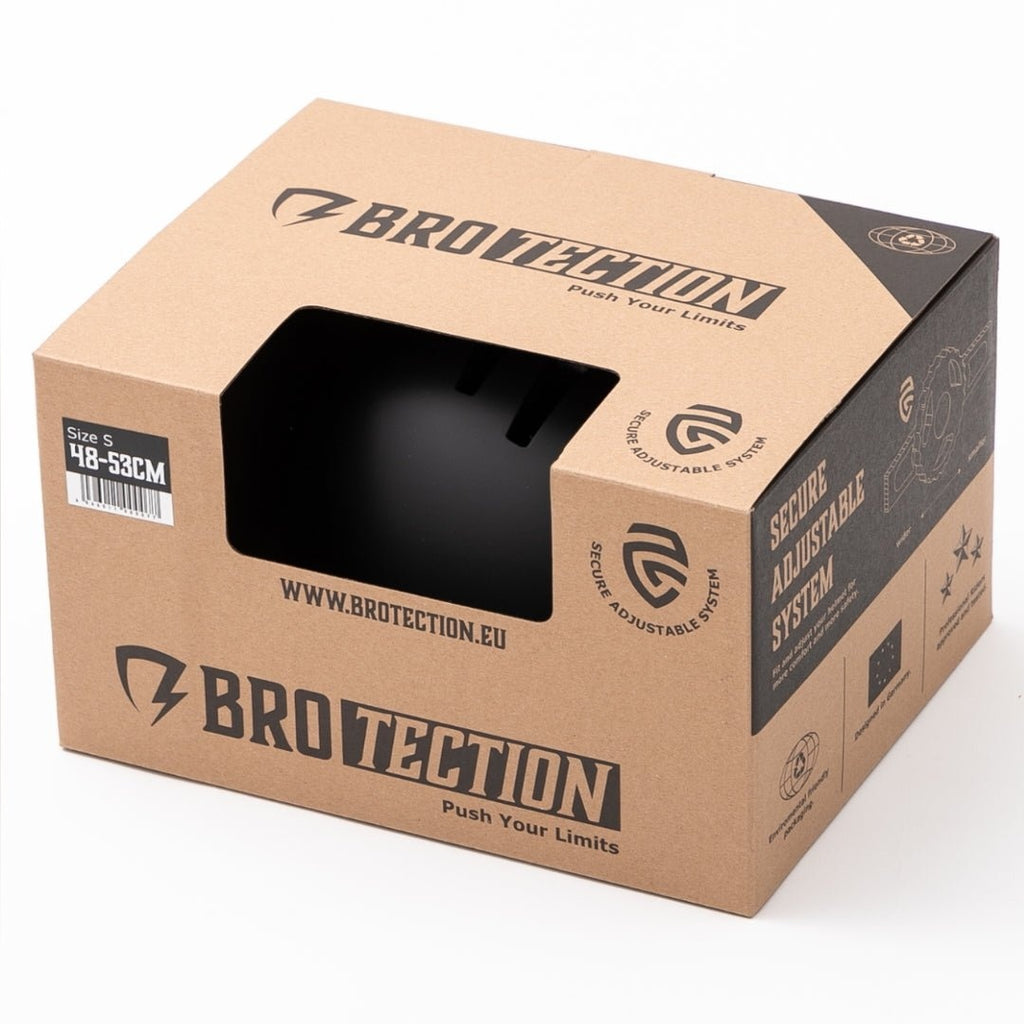 BroTection Skatehelm Schwarz S (48–53 cm)