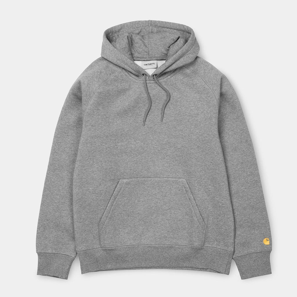 Carhartt WIP Hooded Madison Jacket – Grey Heather / Wax, Größe L