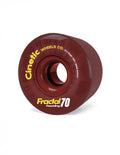 Cinetic Fractal Wheels Pack 70×47 mm 82A (4er-Set) – Rot