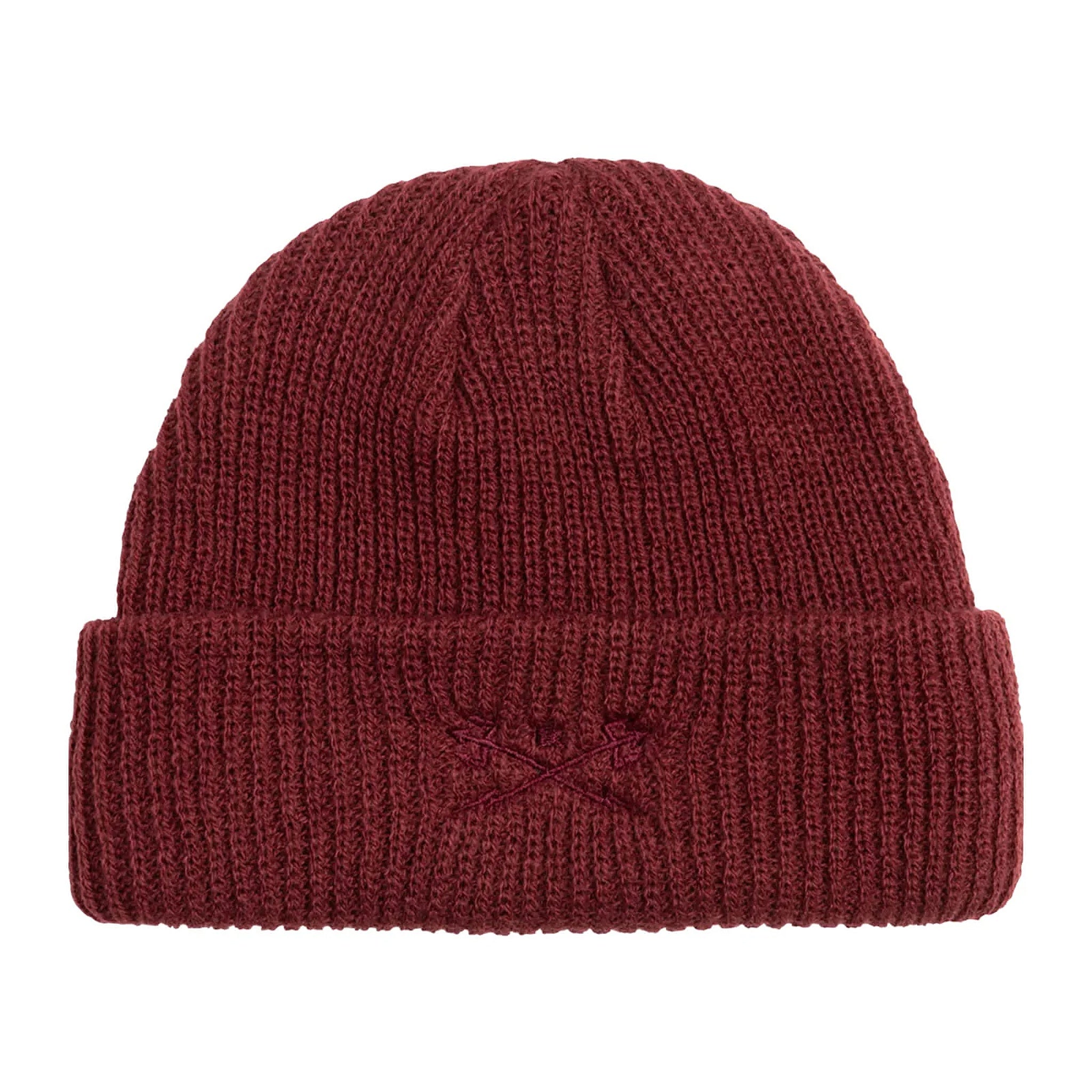 Dark Seas Go-To Beanie – Burgundy
