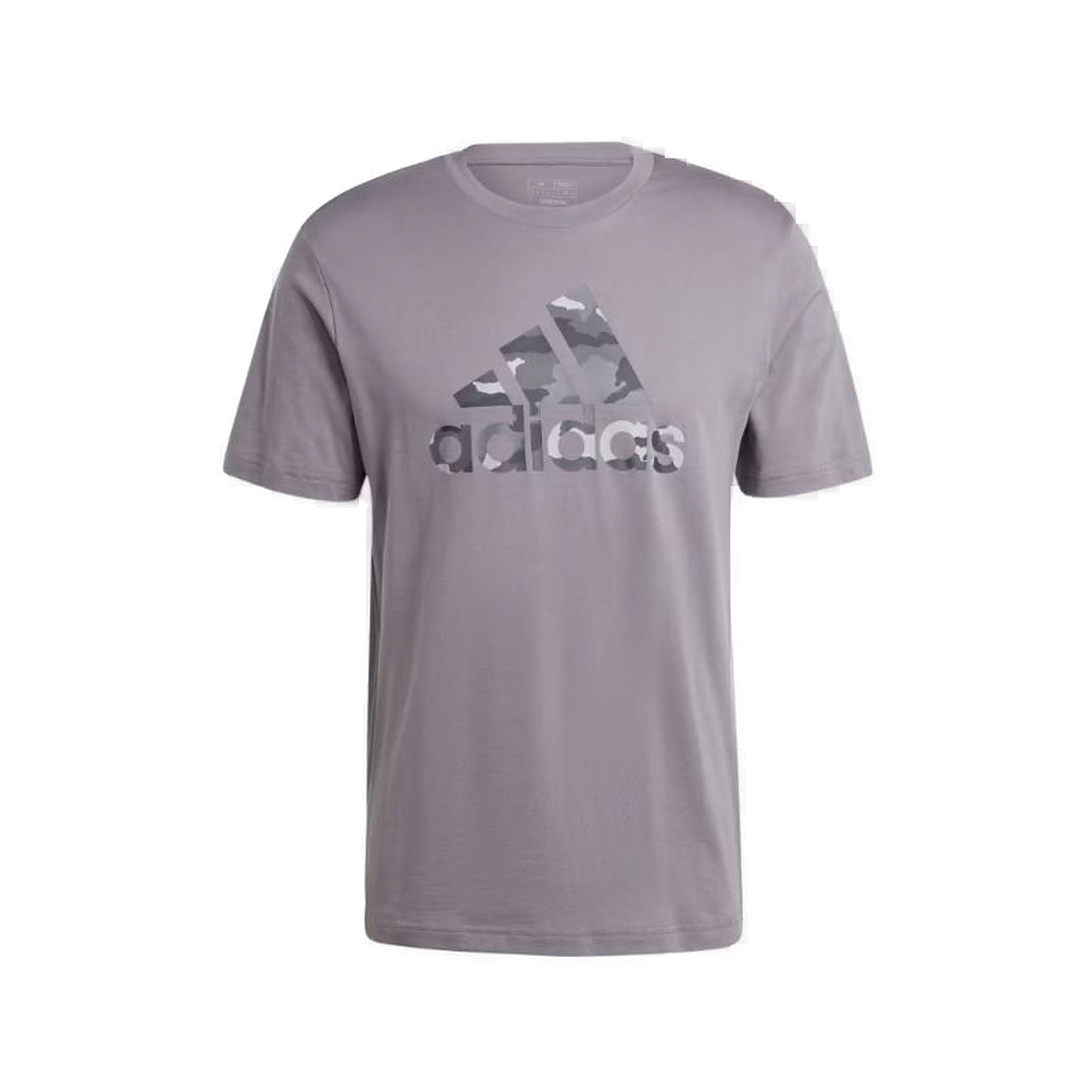 adidas Camo Badge of Sport Graphic T‑Shirt (IY0741) – Grau, L