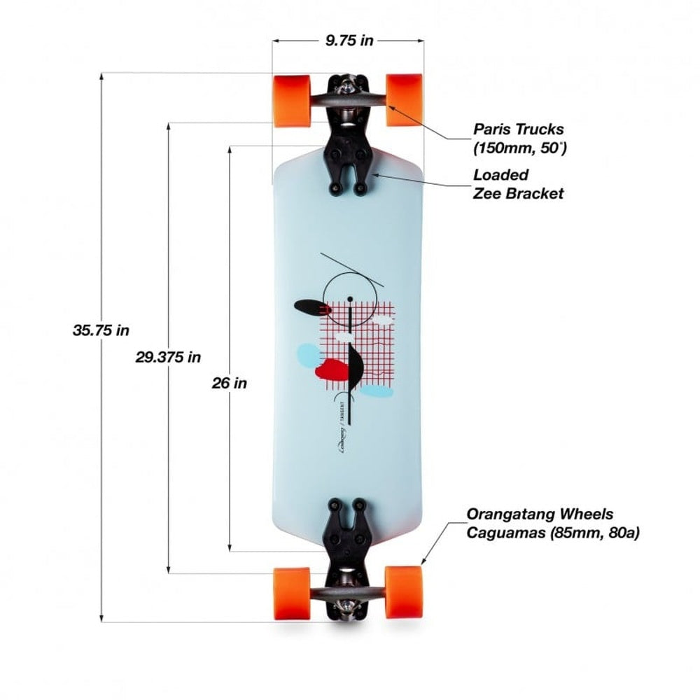 Loaded Tangent 36" Dad Bod Longboard Complete