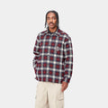 Carhartt WIP Monahan Shirt Jacket (Monahan Check / Malbec)