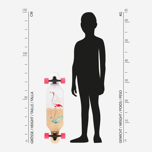 BTFL Tiffy - Kinder Longboard Flamingo