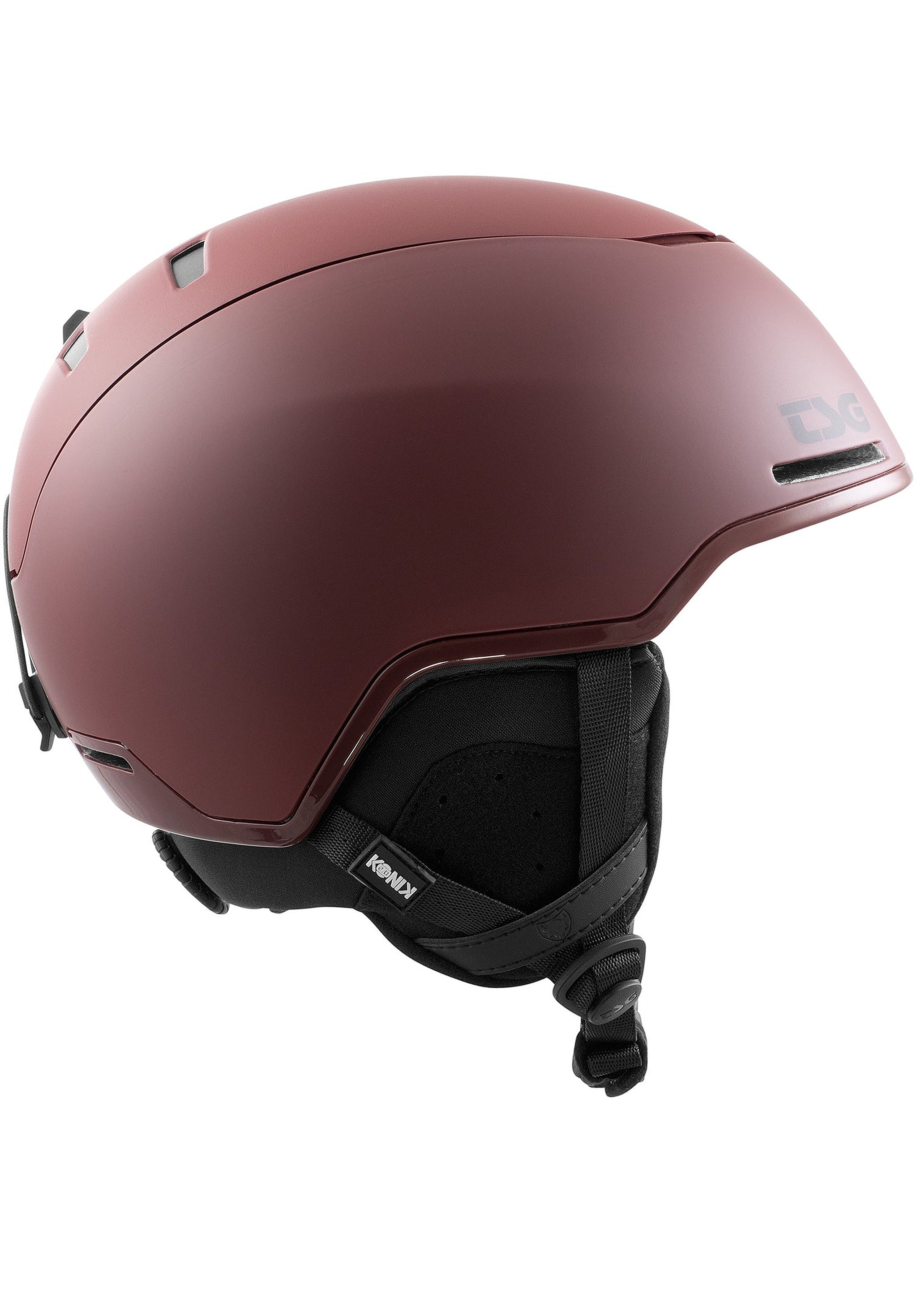 TSG Konik 2.0 Snowboard- / Skihelm Solid Color Satin Oxblood (S/M)