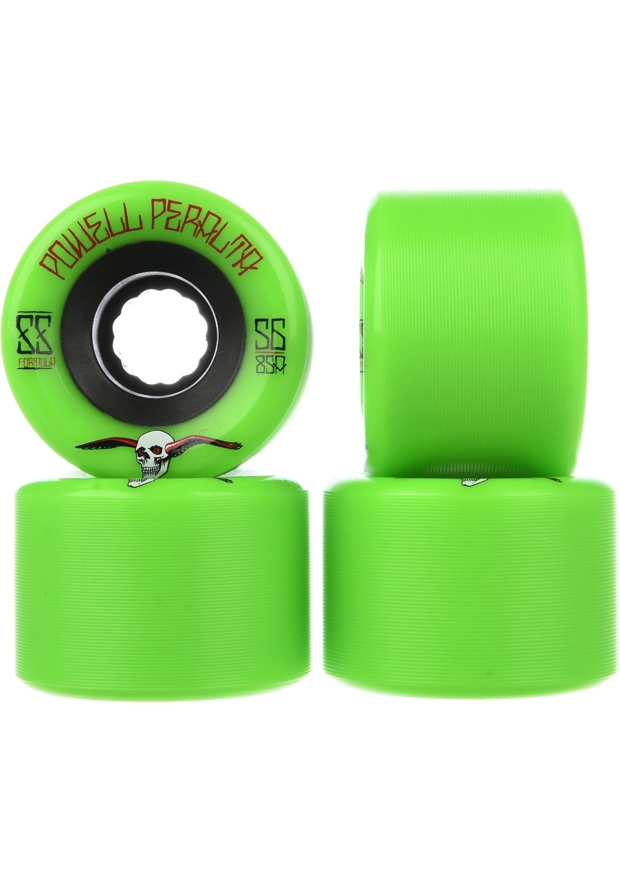 Powell Peralta SSF G‑Slides 59 mm 85A – Green (4er-Set)