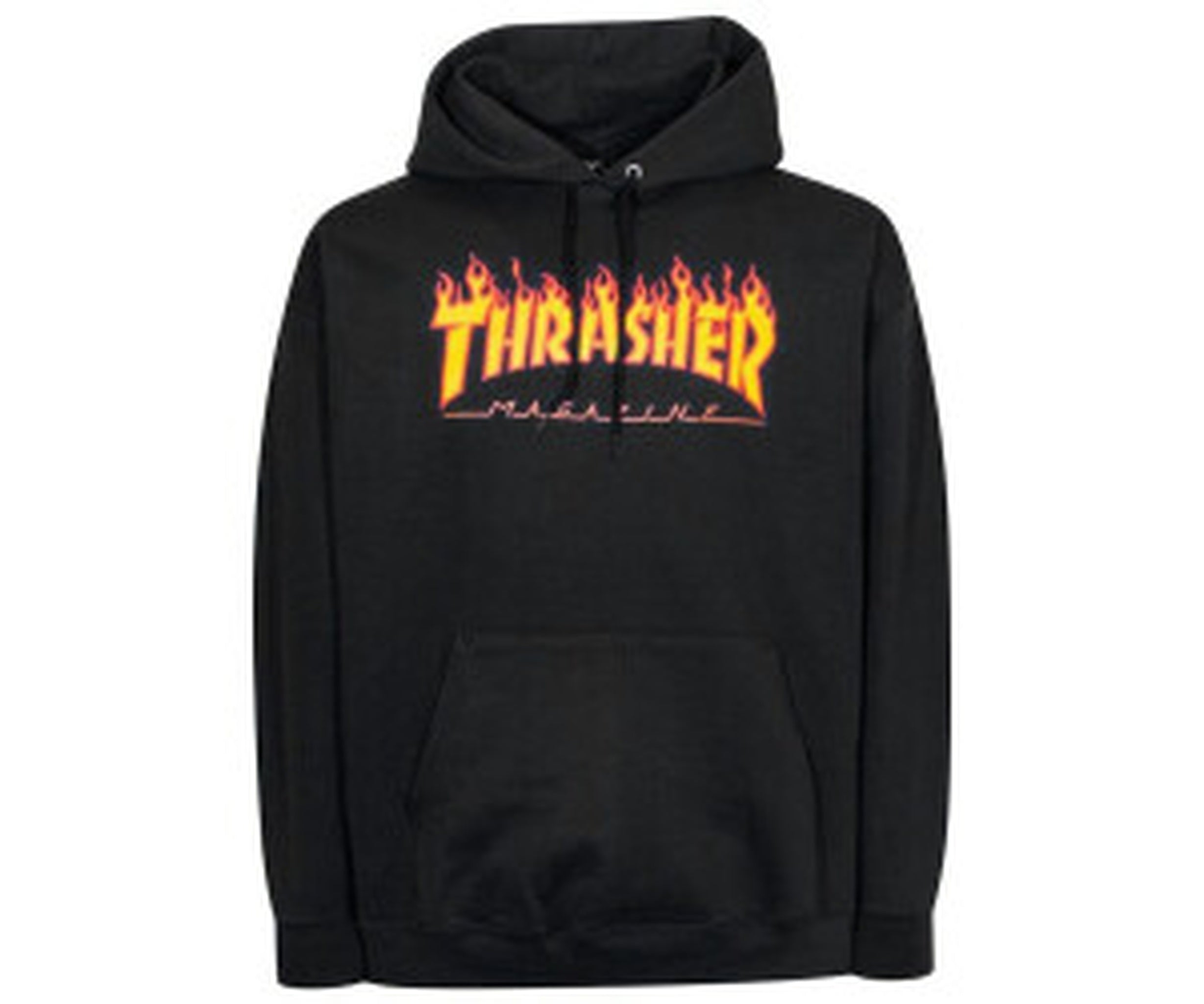Thrasher Kinder Hoody "Flame" (Black) - S