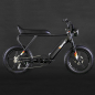 Preview: Verve PANTERA Motorcycle-Style eBike Matte Black 500 - 840Wh