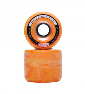 Wheels Fattie Hawgs orange/yellow swirl