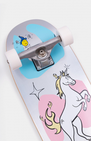 LITTLE LEMON LOOMI, Corkgrip Kids Cruiser, UNICORN DELUXE - 24.75