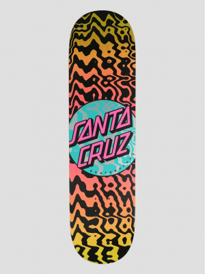 Santa Cruz Zebra Marble Dot 7 Ply Birch 8.125" Skateboard Deck
