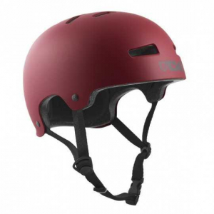 TSG Helmet Evolution Solid Color Satin Oxblood - Taile- L/XL