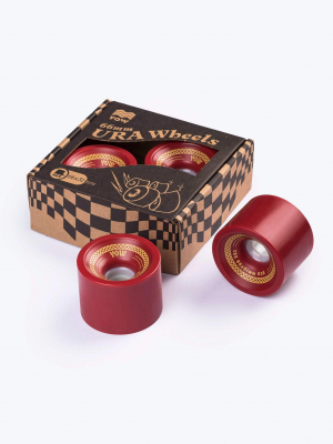 Ura Wheels 66mmx51mm  Ketchup shr 82a Yow Wheels Pack Set