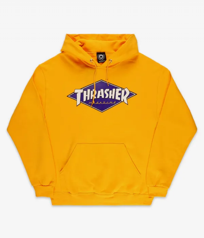 Thrasher Diamond Logo Hoodie Size S