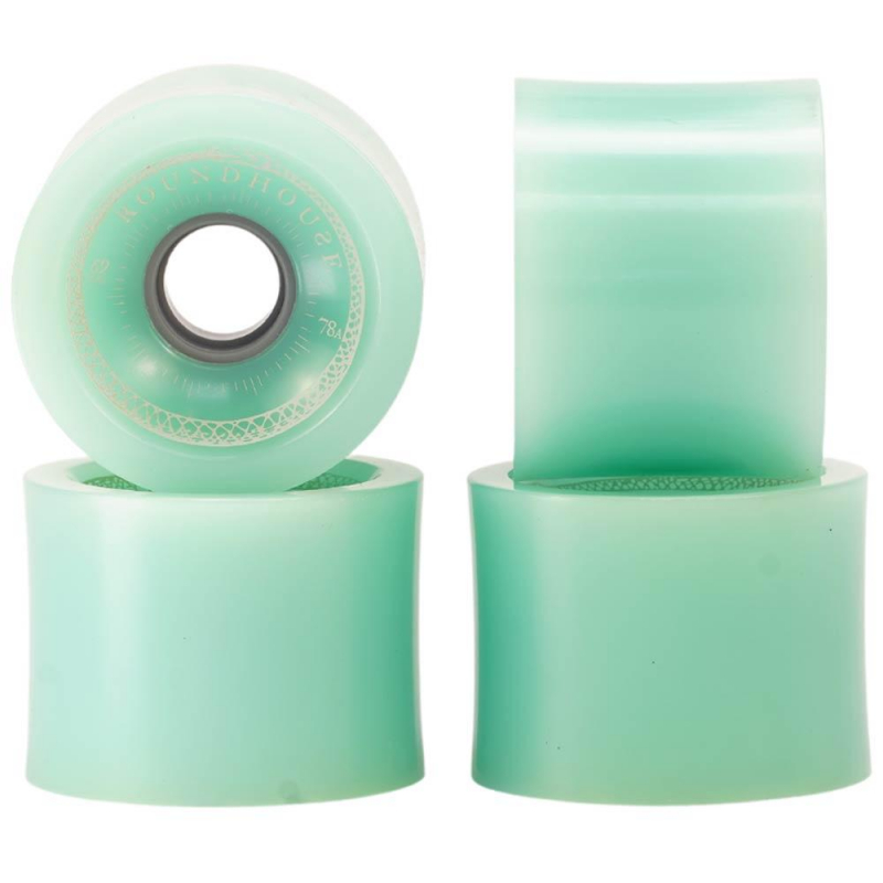 Roundhouse 69 x 52mm Concave - Glass Green Wheel Set