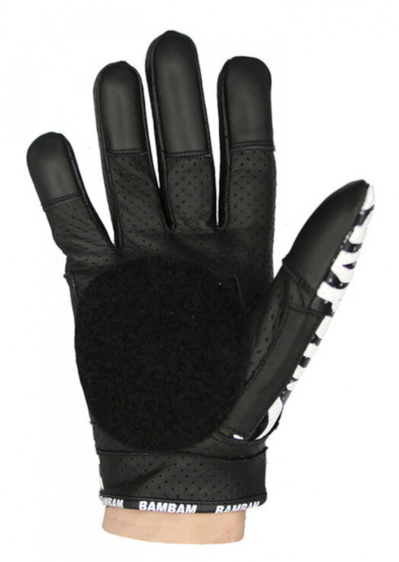 BamBam Leather Slide Gloves - M - Zebra